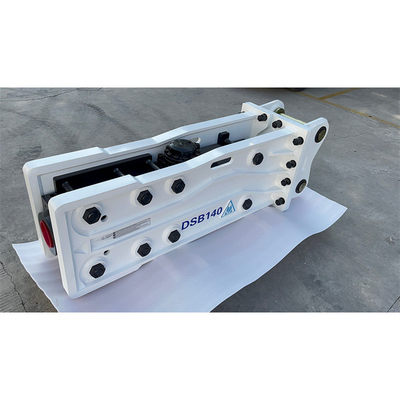 250bpm Open Type Excavator Hydraulic Breaker 140mm Wide Chisel Rock Breaker Hammer Attachment
