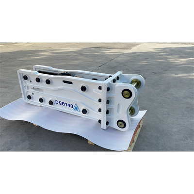250bpm Open Type Excavator Hydraulic Breaker 140mm Wide Chisel Rock Breaker Hammer Attachment