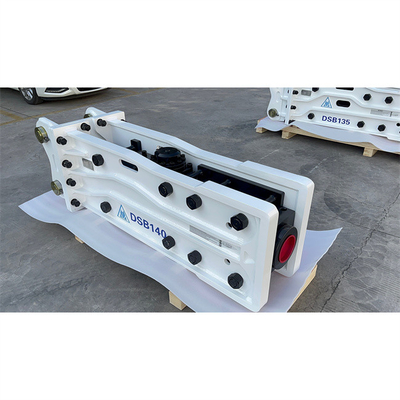 250bpm Open Type Excavator Hydraulic Breaker 140mm Wide Chisel Rock Breaker Hammer Attachment
