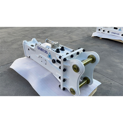 Box Type HB20G Excavator Hydraulic Breaker 135mm Wide Chisel Rock Hammer Attachment