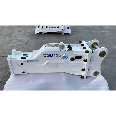 Box Type HB20G Excavator Hydraulic Breaker 135mm Wide Chisel Rock Hammer Attachment