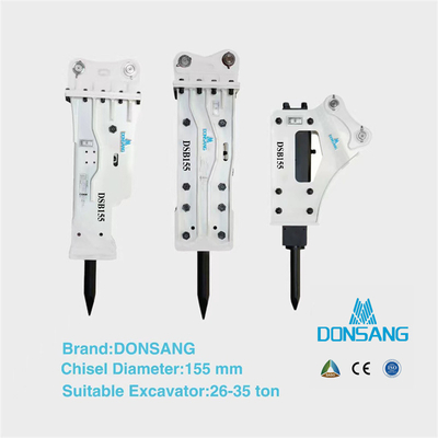 Open Type SB121 DSB155 Hydraulic Rock Hammer For  26 Ton 35 Ton Excavator