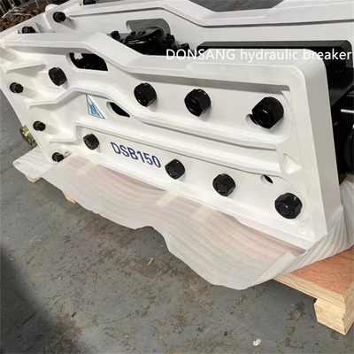 Box Type Hydraulic Hammer Breaker 18 Tons 25 Tons Excavator Chisel 135mm Wide