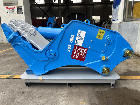 Bule Hydraulic Pulverizer With Magnet High Performance Pulverizing Machine For 20 Ton Excavator