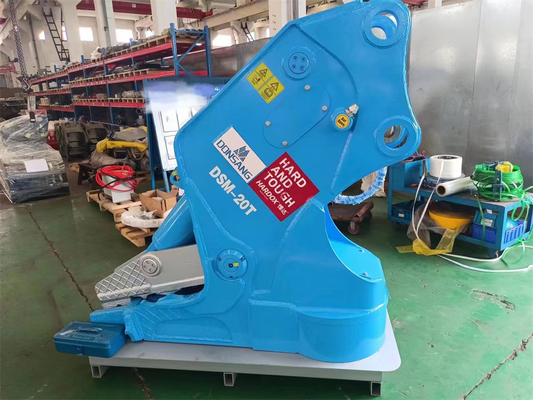 Safety Hydraulic Concrete Pulverizer 40 Tons Excavator Attachment