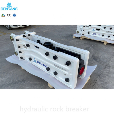 Top Type 20 Tons Excavator Hydraulic Breaker 135mm Wide Chisel