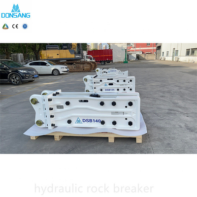 Top Type 20 Tons Excavator Hydraulic Breaker 135mm Wide Chisel