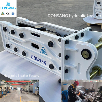 20 Tons Excavator Hydraulic Breaker Hammer 140mm Wide Chisel Box Type Rock Hammer