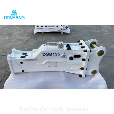 Side Type 27 Ton Excavator Hydraulic Breaker SB81 For Rock Crushing