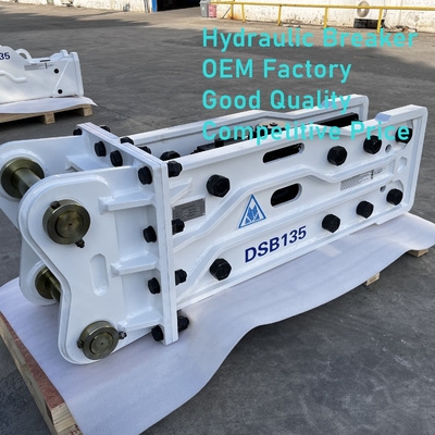 Open Type Excavator Hydraulic Breaker Hammer 140mm Wide Chisel Rock Hammer Attachments