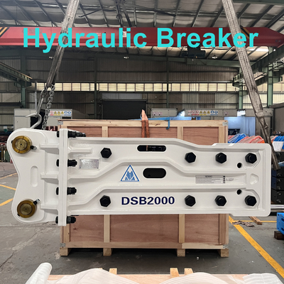 Excavator Hydraulic Breaker Hydraulic Rock Hammer for 20 Tons 30 Tons Excavator Hydraulic Rock Breaker With 135 Mm Wide Chisel HB20G Good Quantity Hot Sale