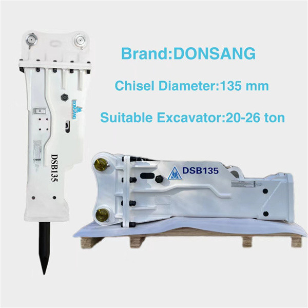 25 Ton Excavator Hydraulic Breaker 135mm Wide Rock Hammer HB20G Box Type