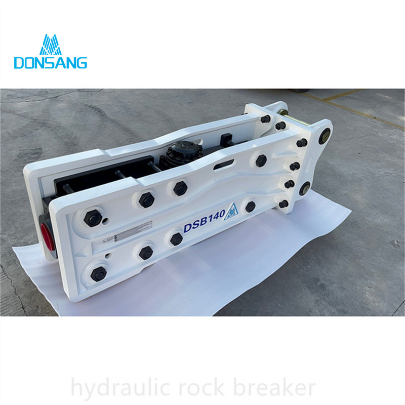 White 68Mm Chisel Diameter Hydraulic Rock Breaker 4.8-8.0 Ton Excavator Hydraulic Jack Hammer