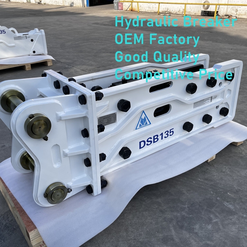 Open Type Excavator Hydraulic Breaker Hammer 140mm Wide Chisel Rock Hammer Attachments