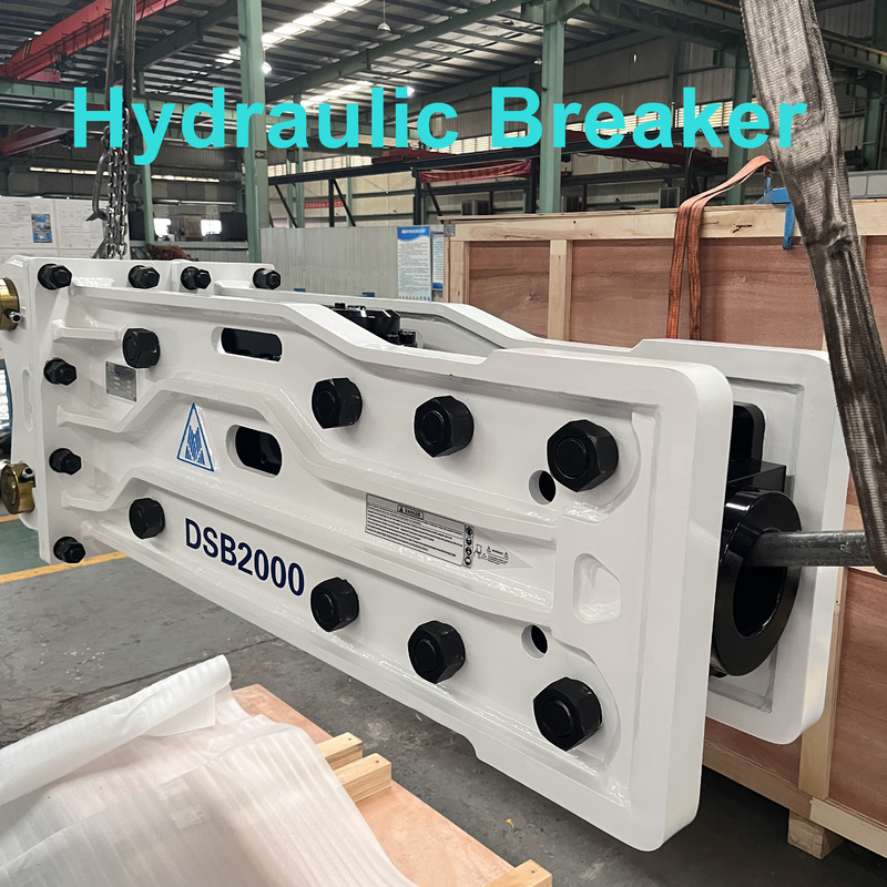 Excavator Hydraulic Breaker Hydraulic Rock Hammer for 20 Tons 30 Tons Excavator Hydraulic Rock Breaker With 135 Mm Wide Chisel HB20G Good Quantity Hot Sale